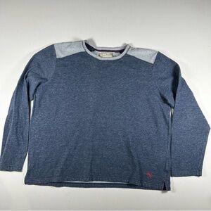 Tommy Bahama crewneck Heathered Blue pullover sweater Sweatshirt Mens XXL